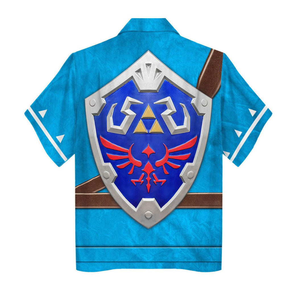 Link Attire Champion's Tunic Shield Unisex Hoodie Sweatshirt T-shirt Sweatpants Cosplay - Gearhomie.com