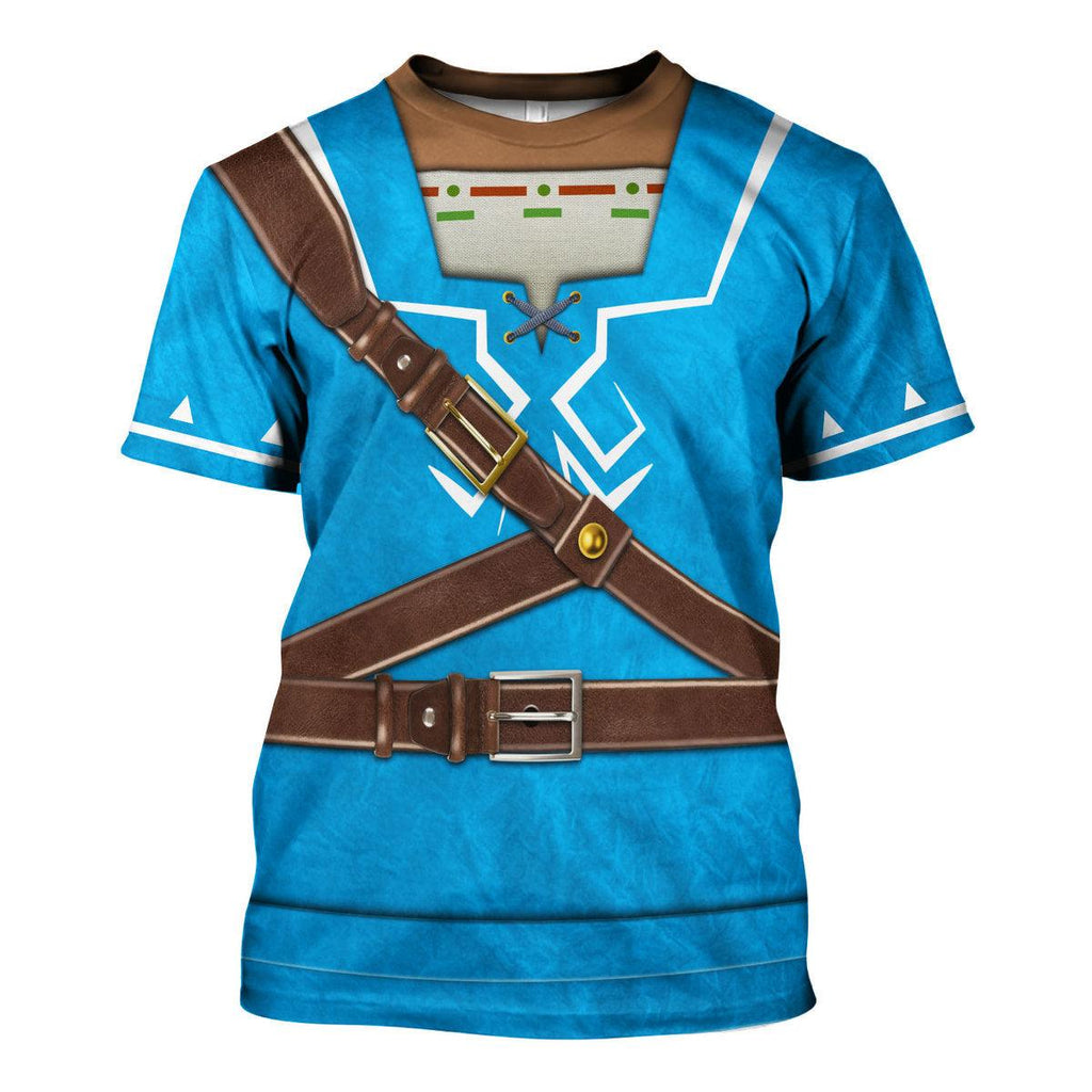 Link Attire Champion's Tunic Shield Unisex Hoodie Sweatshirt T-shirt Sweatpants Cosplay - Gearhomie.com