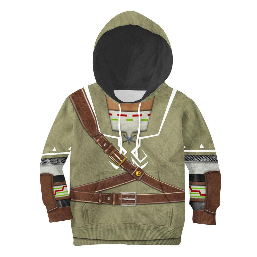 Link Attire Shield Kid Tops Hoodie Sweatshirt T-Shirt - Gearhomie.com