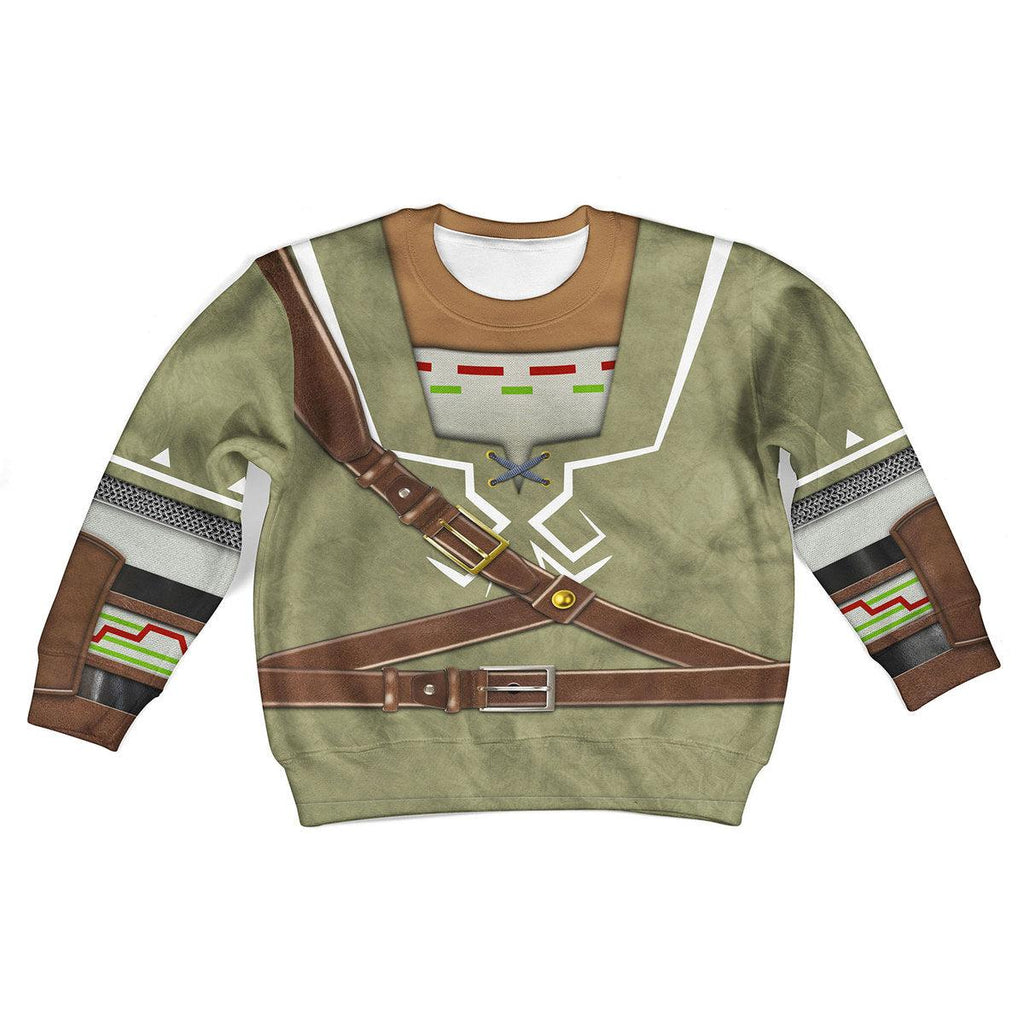 Link Attire Shield Kid Tops Hoodie Sweatshirt T-Shirt - Gearhomie.com