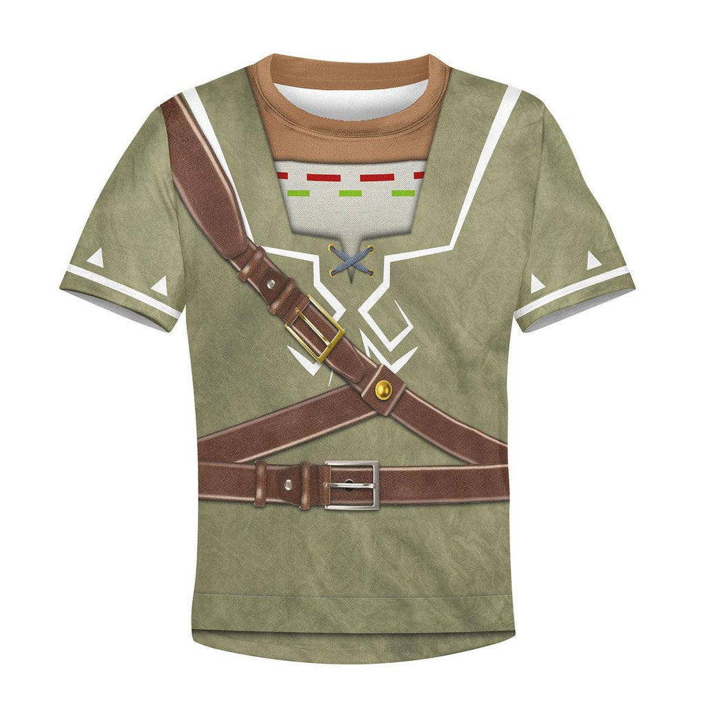 Link Attire Shield Kid Tops Hoodie Sweatshirt T-Shirt - Gearhomie.com