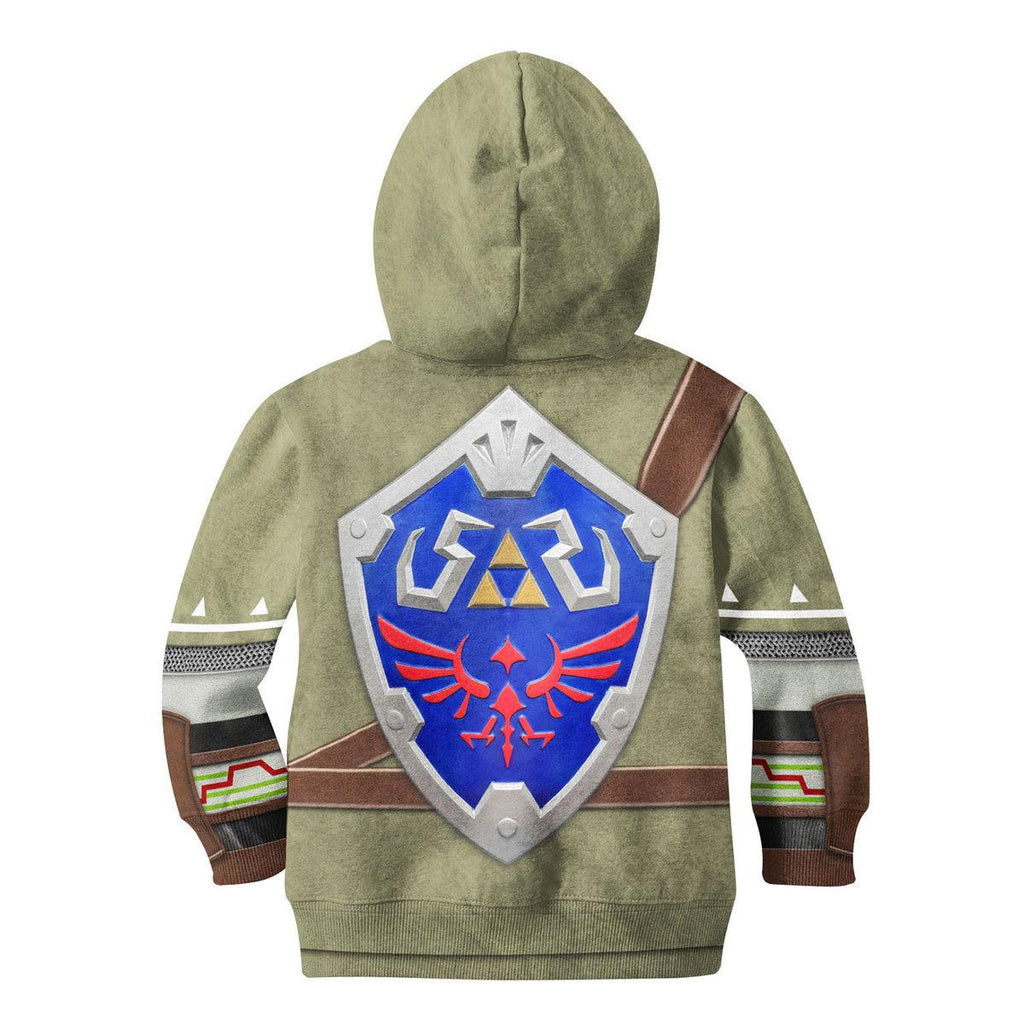 Link Attire Shield Kid Tops Hoodie Sweatshirt T-Shirt - Gearhomie.com