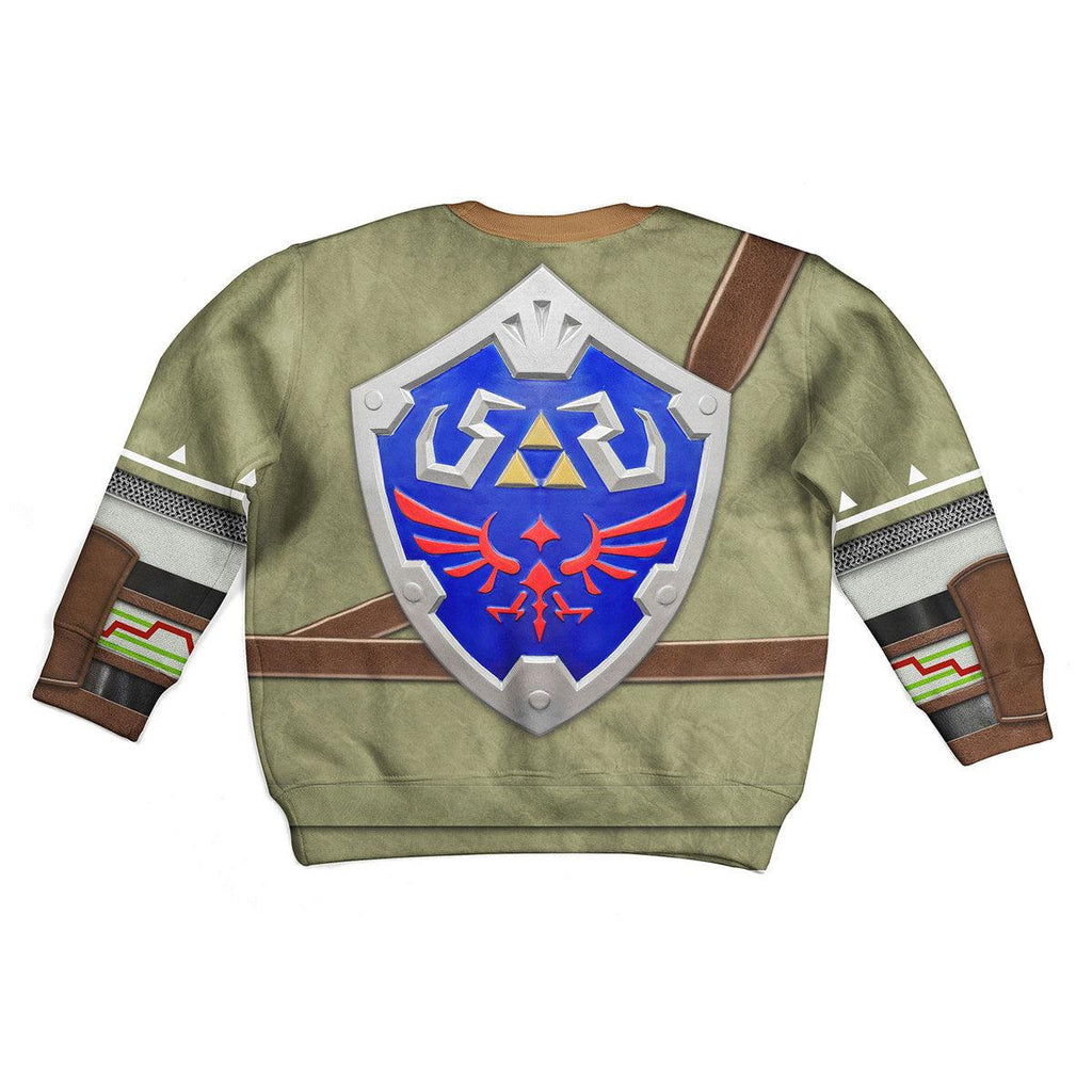 Link Attire Shield Kid Tops Hoodie Sweatshirt T-Shirt - Gearhomie.com