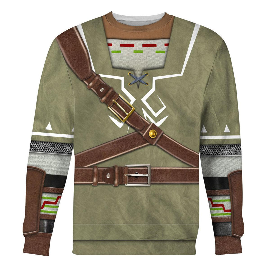 Link Attire Shield Unisex Hoodie Sweatshirt T-shirt Sweatpants Cosplay - Gearhomie.com