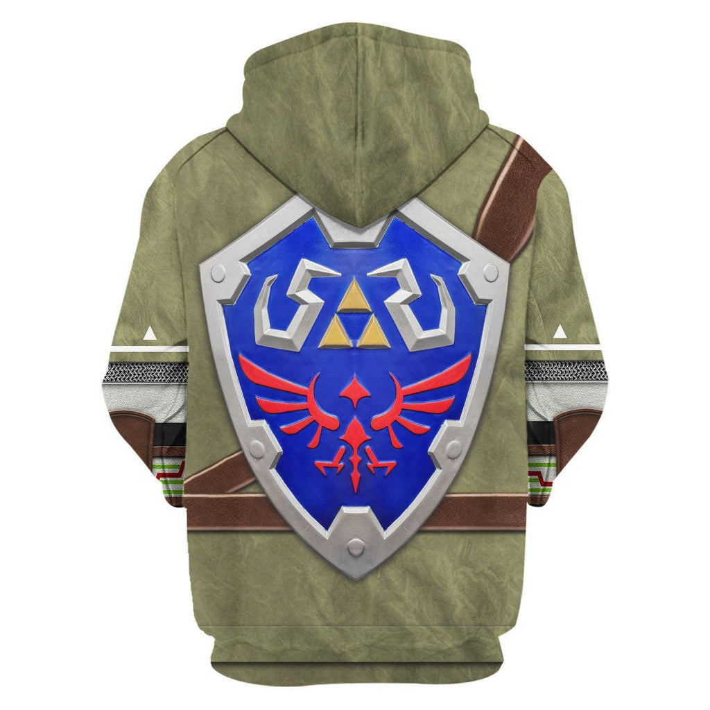 Link Attire Shield Unisex Hoodie Sweatshirt T-shirt Sweatpants Cosplay - Gearhomie.com