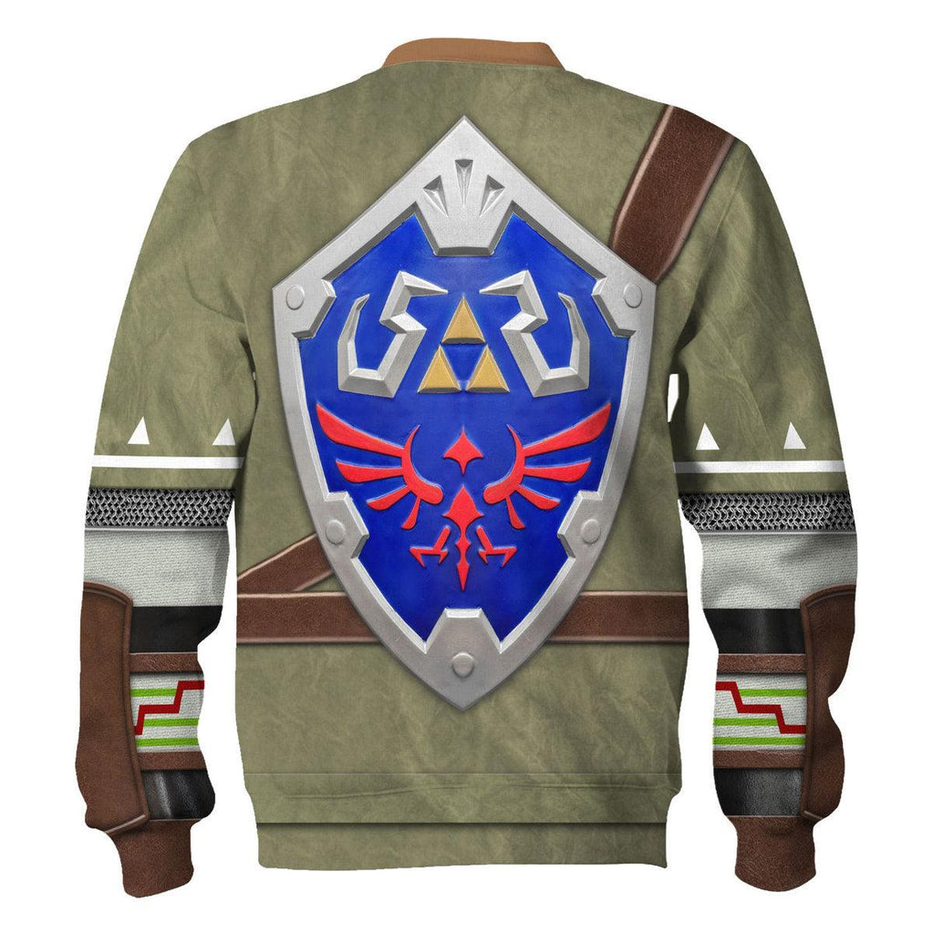 Link Attire Shield Unisex Hoodie Sweatshirt T-shirt Sweatpants Cosplay - Gearhomie.com