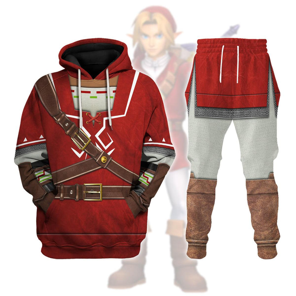 Link Goron Tunic Attire Unisex Hoodie Sweatshirt T-shirt Sweatpants Cosplay - Gearhomie.com