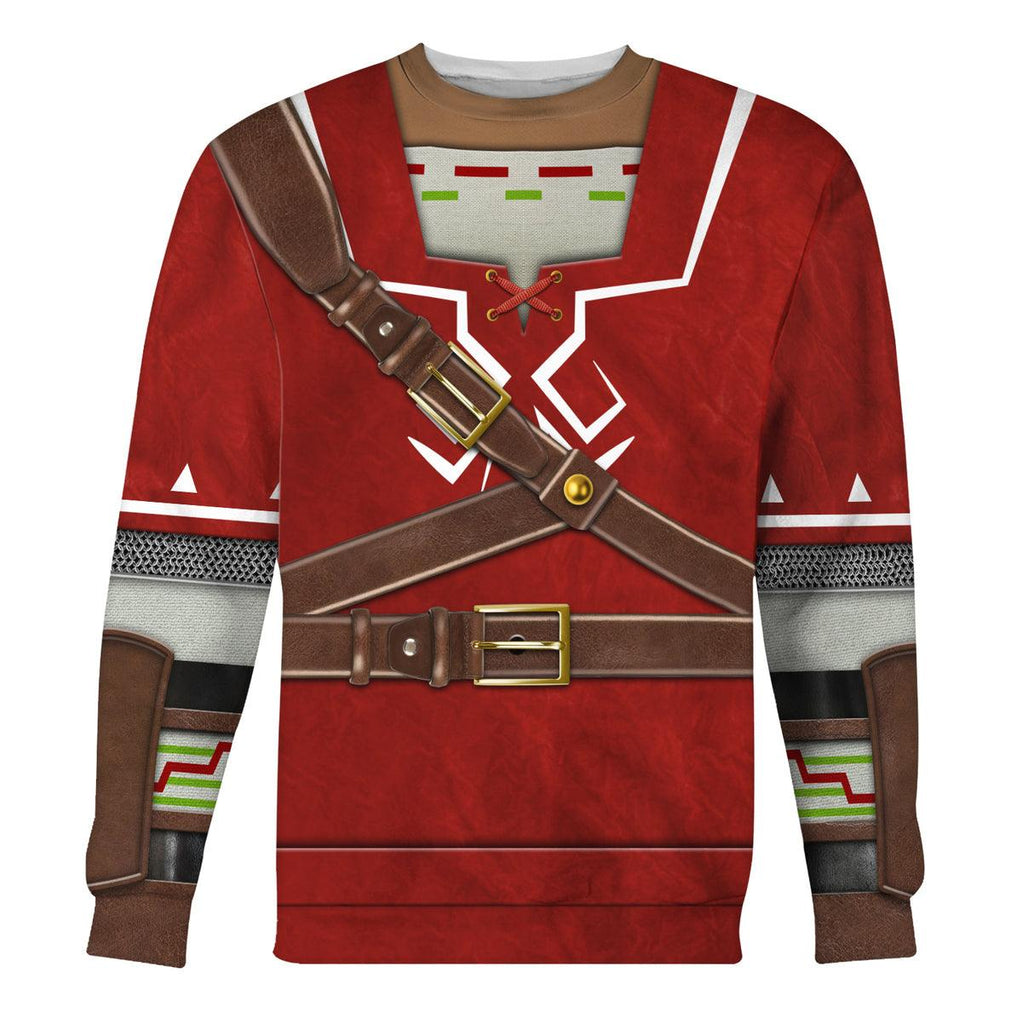 Link Goron Tunic Attire Unisex Hoodie Sweatshirt T-shirt Sweatpants Cosplay - Gearhomie.com