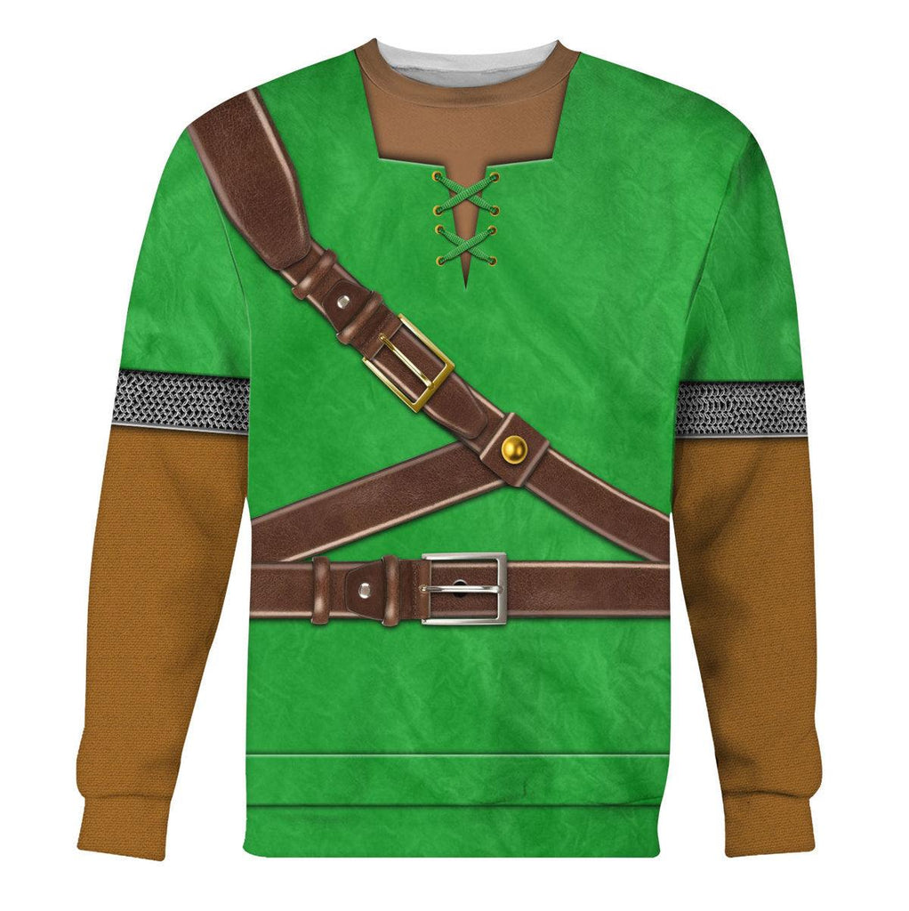 Link Iconic Shield Iconic Costume Unisex Hoodie Sweatshirt T-shirt Sweatpants Cosplay - Gearhomie.com