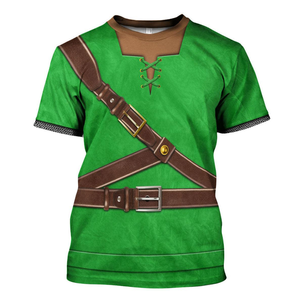 Link Iconic Shield Iconic Costume Unisex Hoodie Sweatshirt T-shirt Sweatpants Cosplay - Gearhomie.com