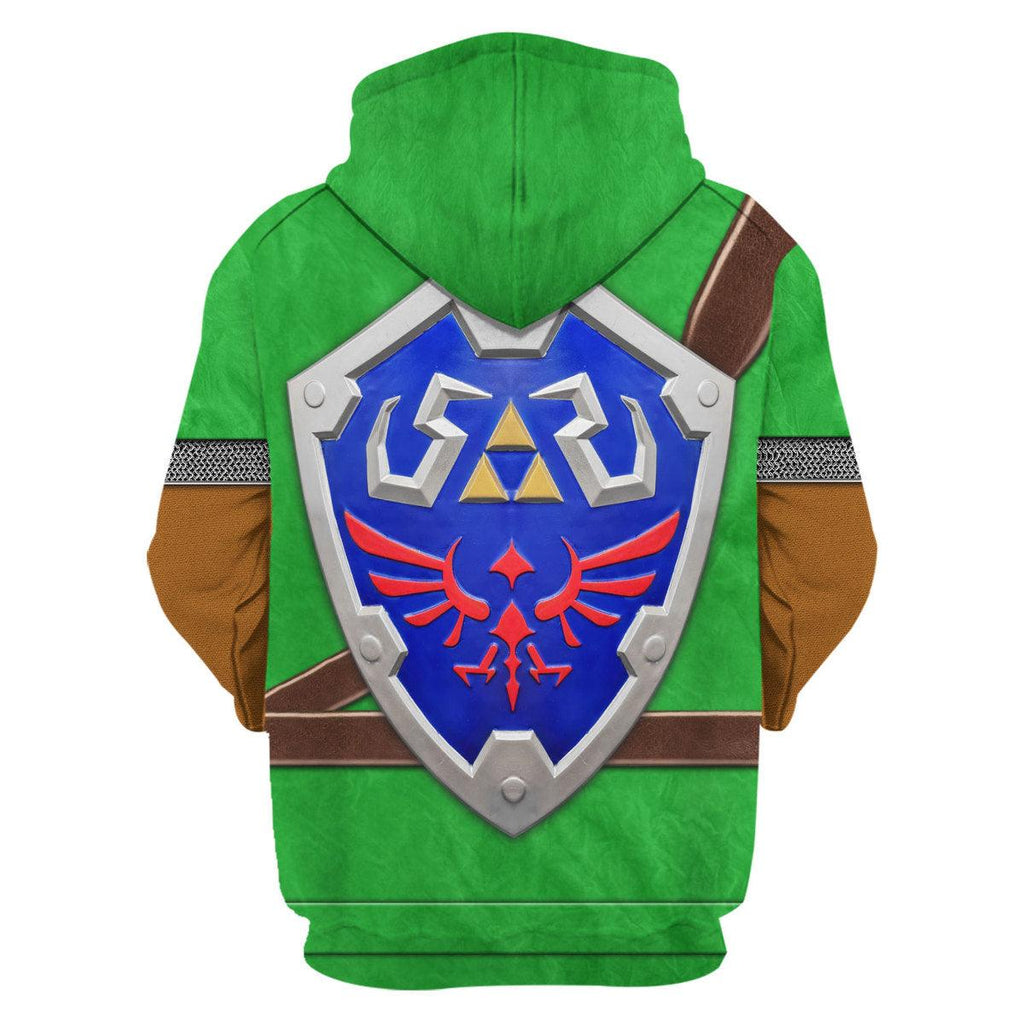 Link Iconic Shield Iconic Costume Unisex Hoodie Sweatshirt T-shirt Sweatpants Cosplay - Gearhomie.com