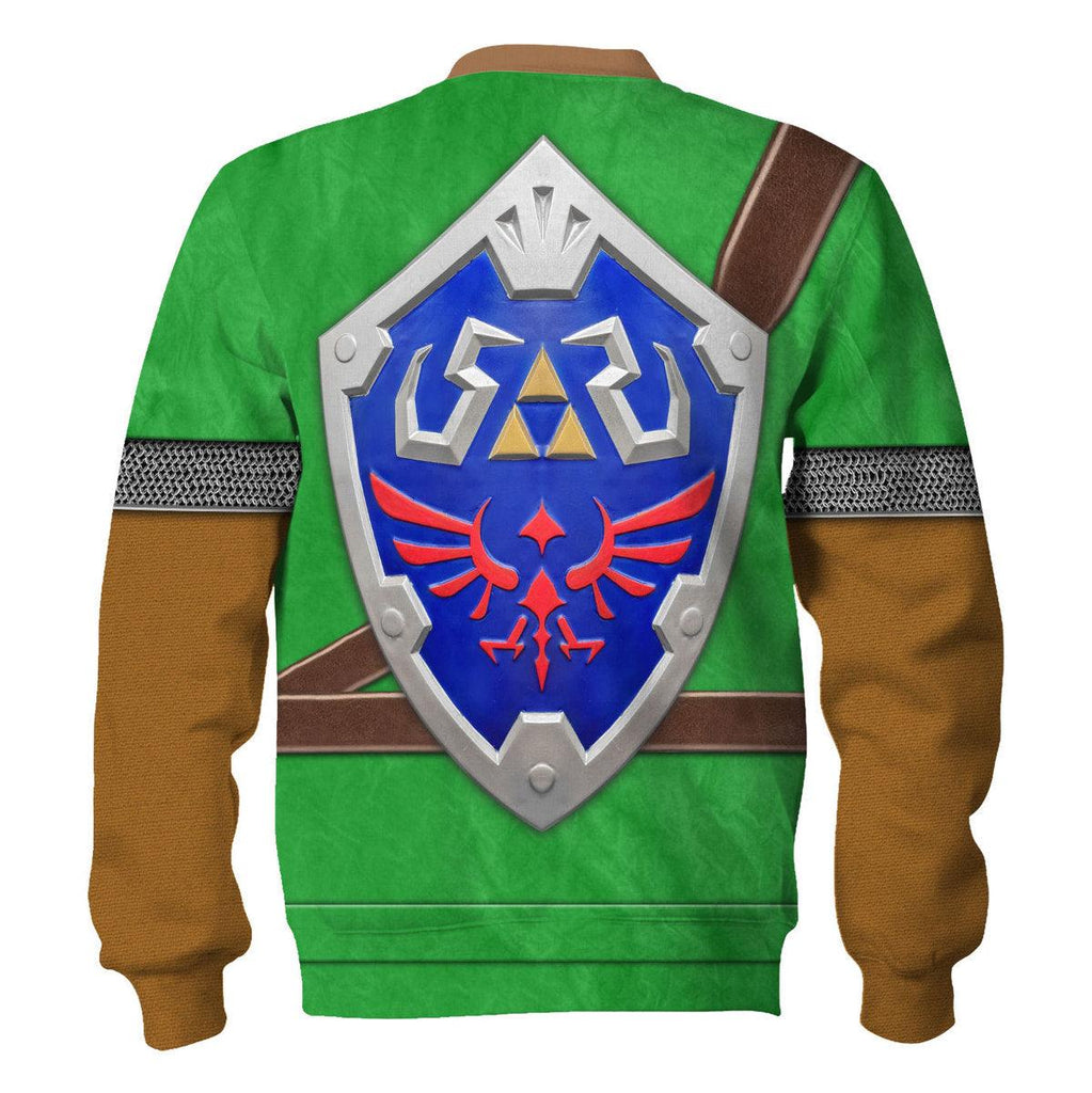 Link Iconic Shield Iconic Costume Unisex Hoodie Sweatshirt T-shirt Sweatpants Cosplay - Gearhomie.com