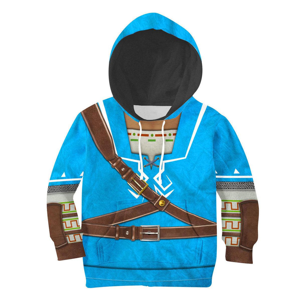 Link Zelda Champions Tunic Shield Kid Tops Hoodie Sweatshirt T-Shirt 50% off - Gearhomie.com