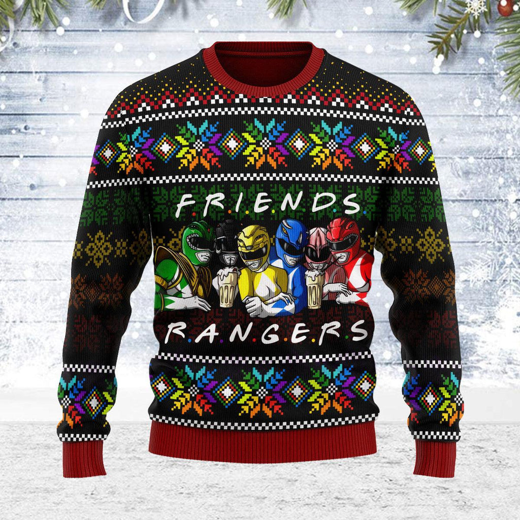 Merry Christmas Friend Rangers Unisex Wool Sweater - Gearhomie.com