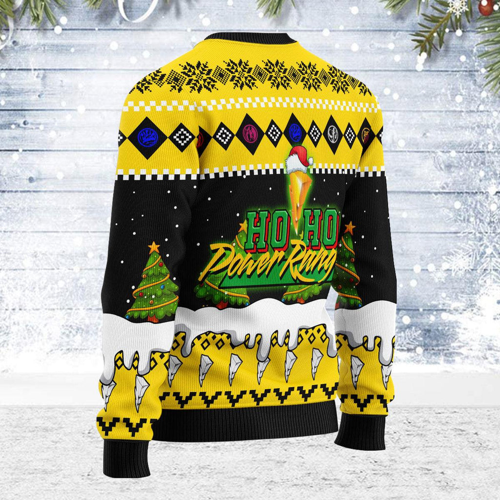 Merry Christmas Gearhomie Yellow Hoho Ranger Unisex Wool Sweater - Gearhomie.com