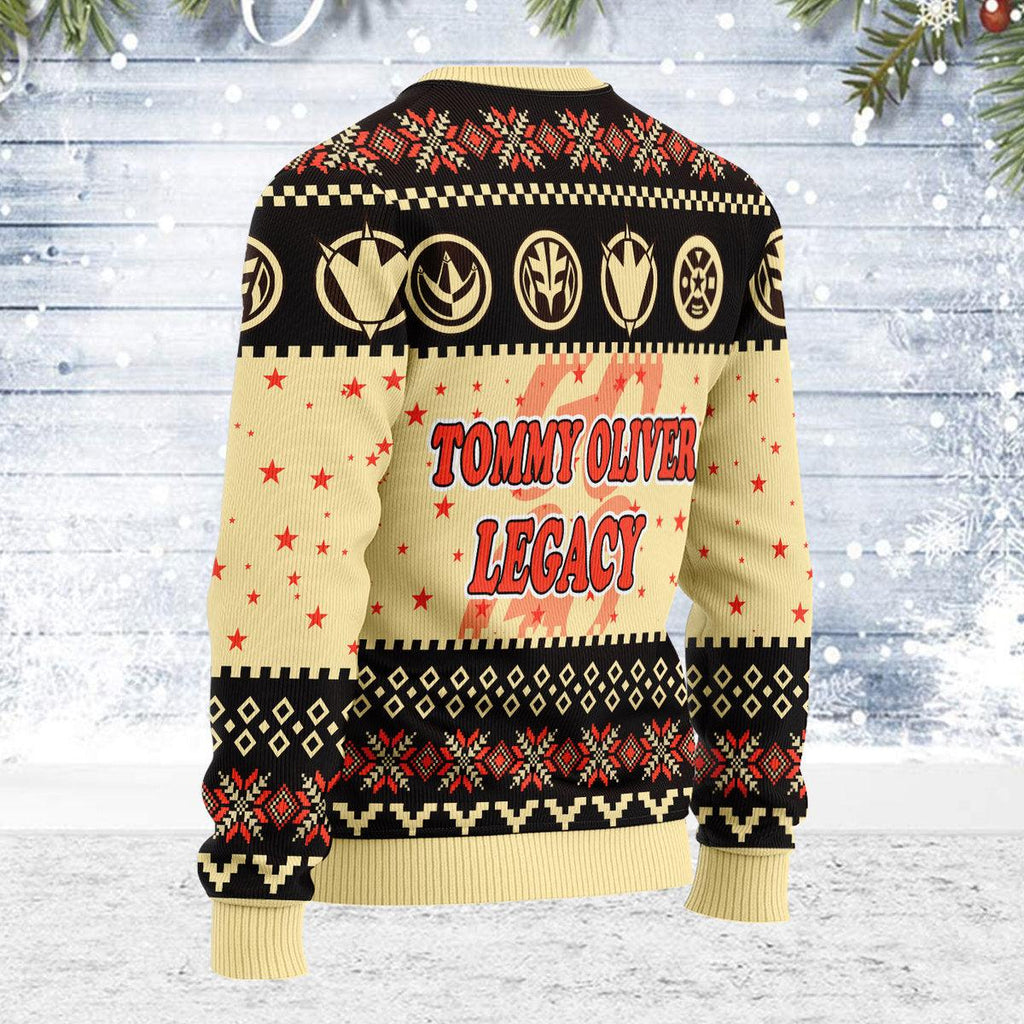 Merry Christmas Tommy Oliver Legacy Unisex Wool Sweater - Gearhomie.com