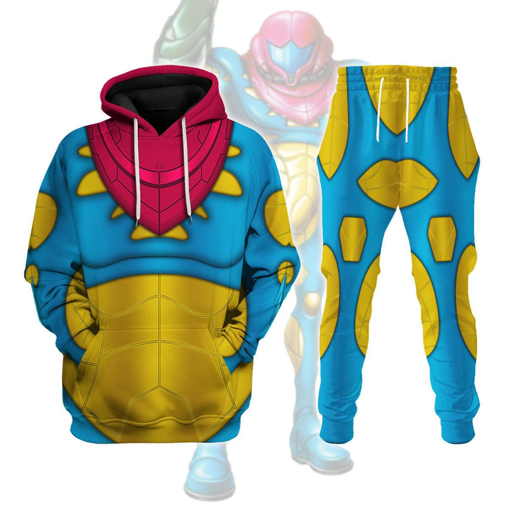 Metroid Fusion Hoodies Sweatshirt T-shirt Hawaiian Tracksuit - Gearhomie.com