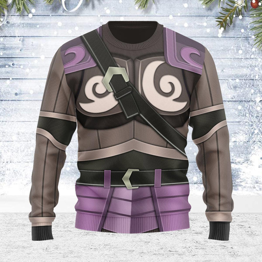 Phantom Armor Tri Force Heroes Themed Costume Unisex Christmas Wool Sweater - Gearhomie.com