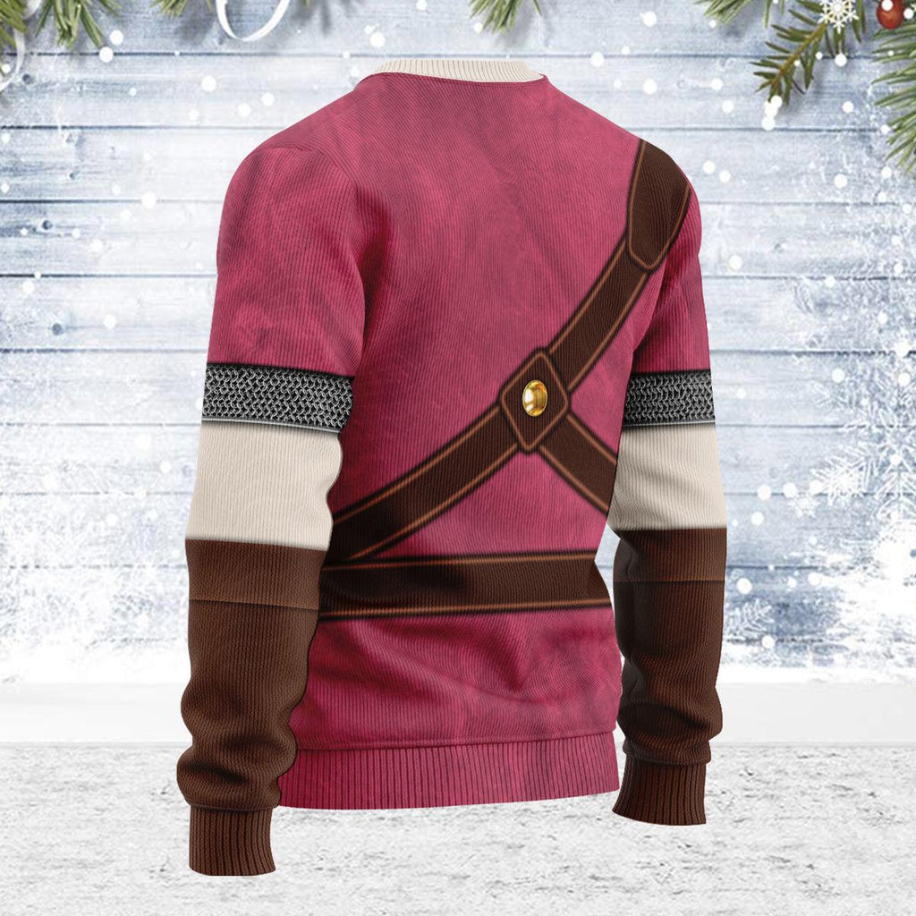 Princess Zelda (Skyward Sword) Themed Costume Unisex Christmas Wool Sweater - Gearhomie.com