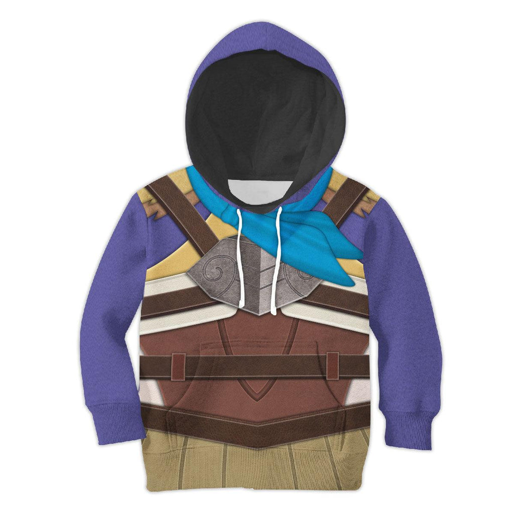 Revali Costume Kid Tops Hoodie Sweatshirt T-Shirt - Gearhomie.com