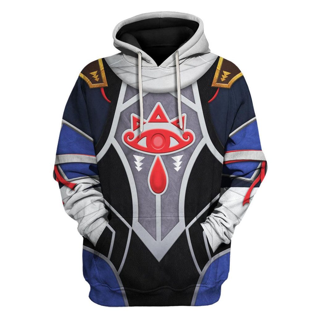 Sheik Zelda Attire Unisex Hoodie Sweatshirt T-shirt Sweatpants Cosplay - DucG