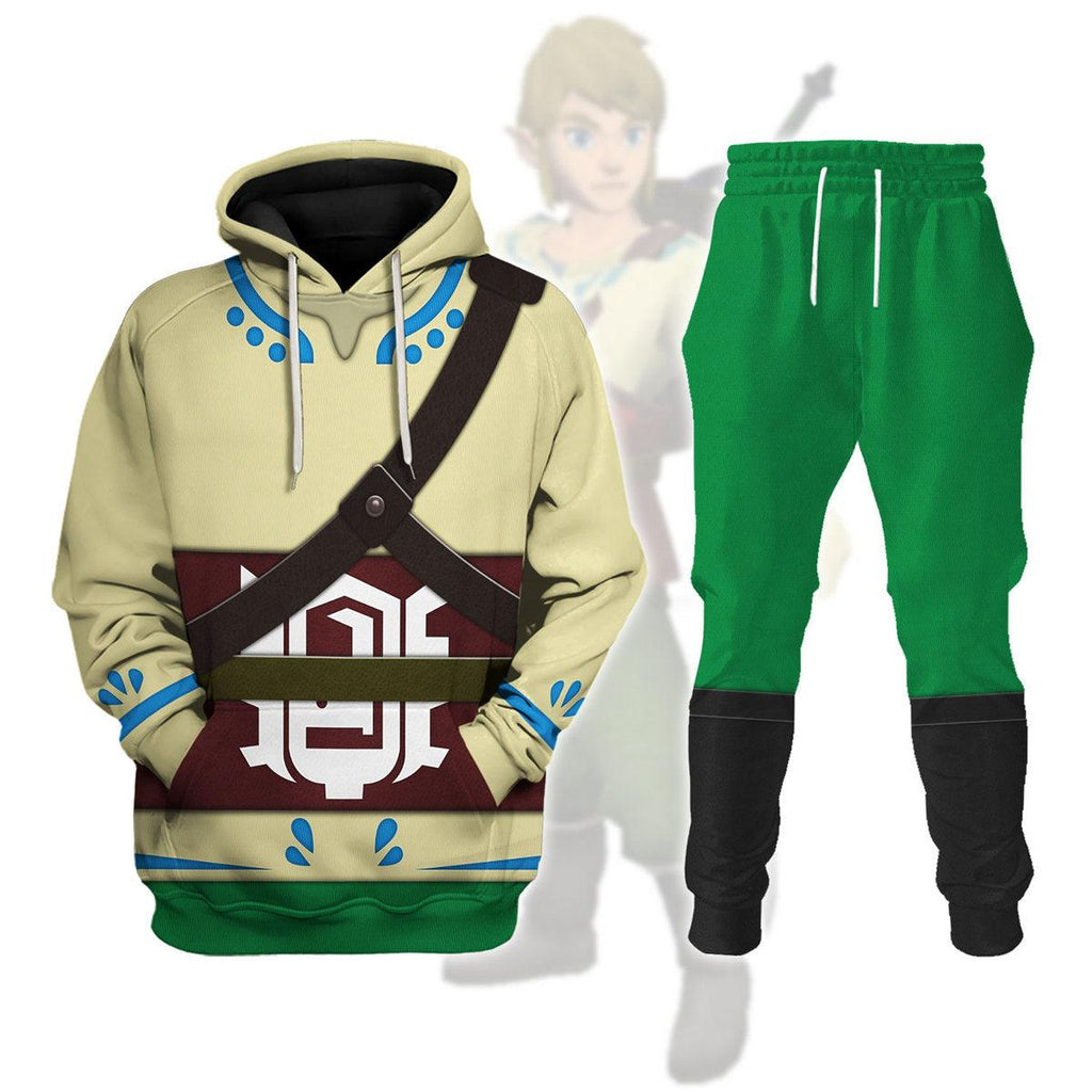 Skyloft Uniform - Skyward Sword Link Attire Unisex Hoodie Sweatshirt T-shirt Sweatpants Cosplay - Gearhomie.com