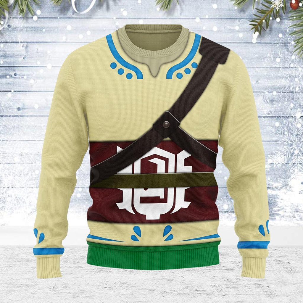 Skyloft Uniform Skyward Sword Themed Costume Unisex Christmas Wool Sweater - Gearhomie.com