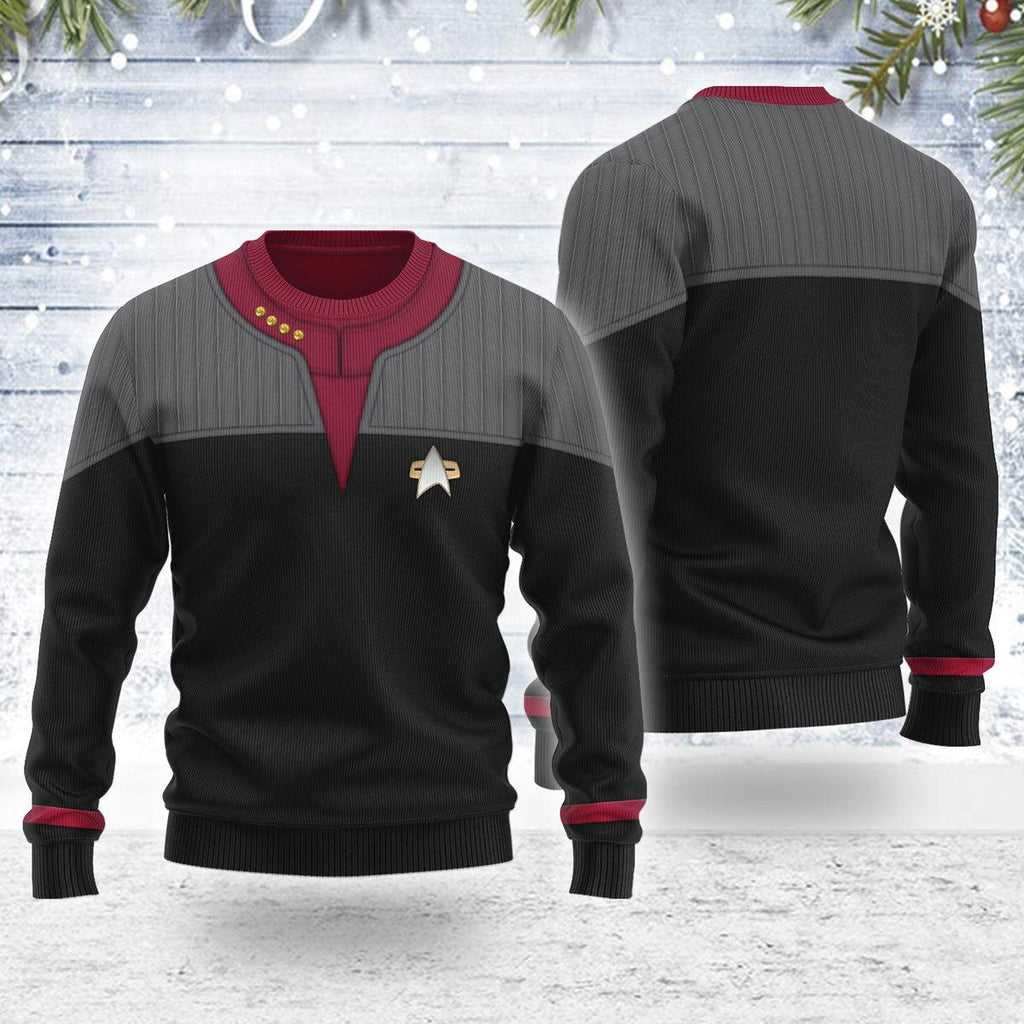 Standard Uniform 2370 Command Division Themed Costume Christmas Wool Sweater - Gearhomie.com