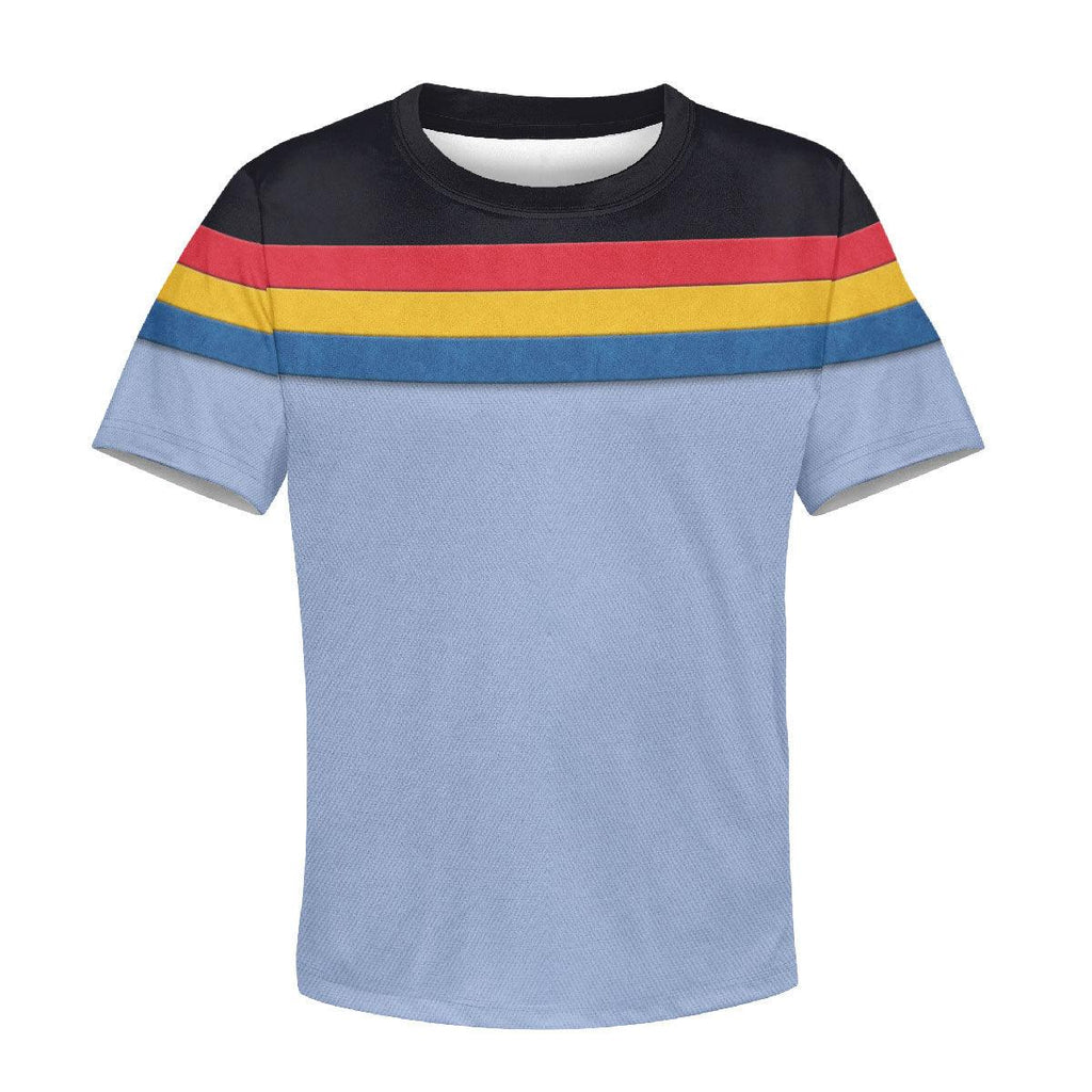 Wesley Crusher Costume Kid Hoodie Sweatshirt T-Shirt - Gearhomie.com
