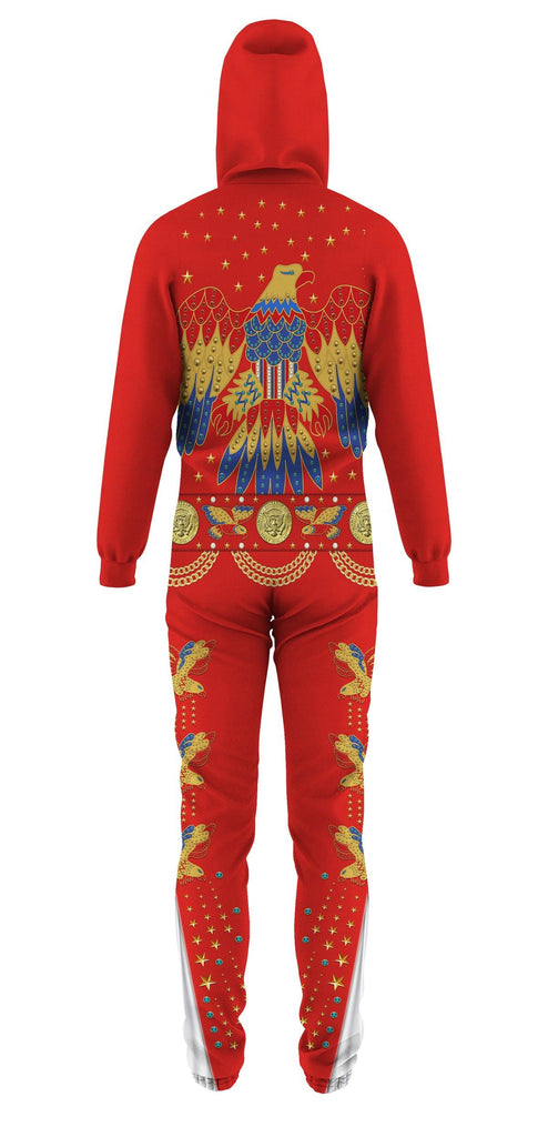 Gearhomie Elvis EAGLE Red jumpsuit Costume - Gearhomie.com