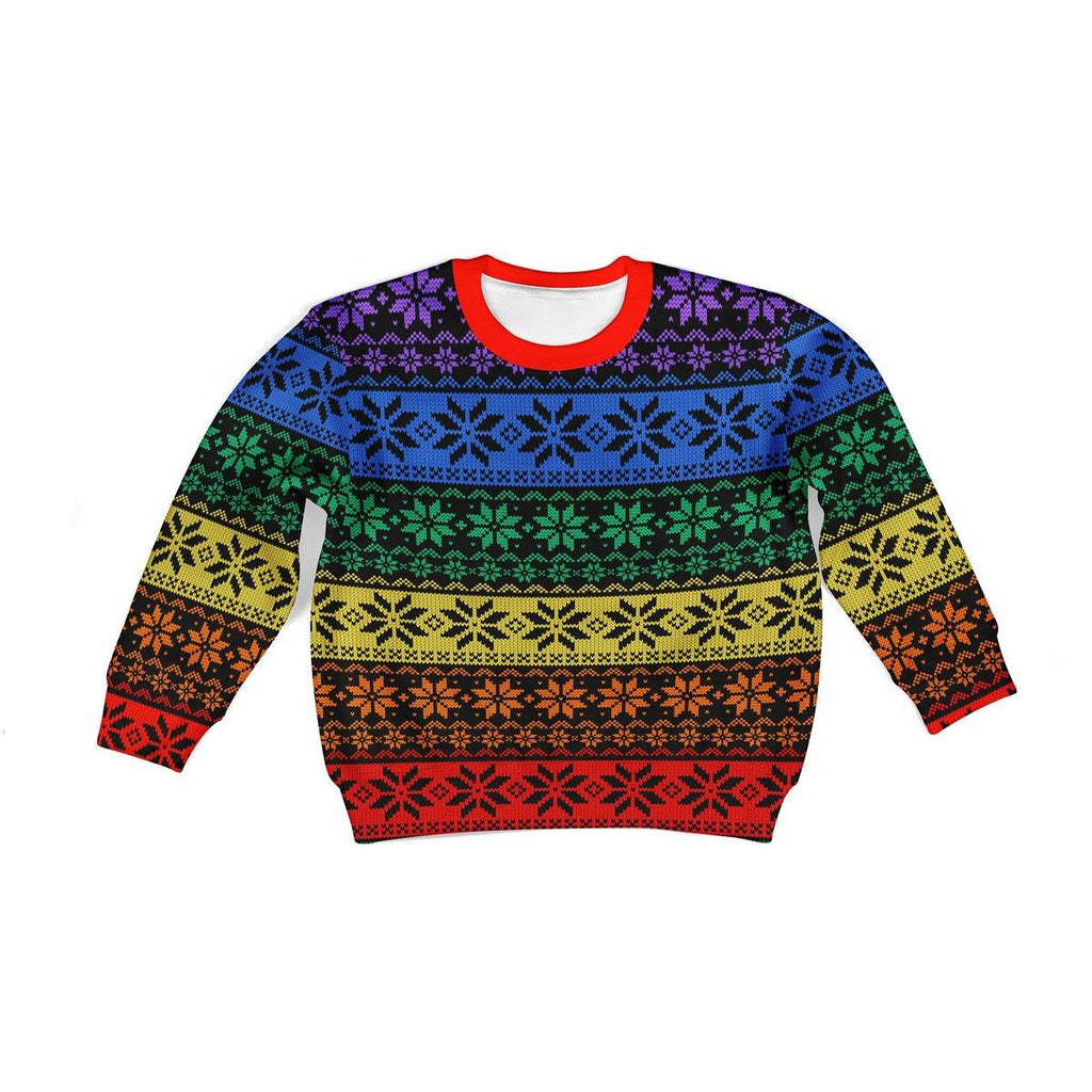 LGBT Kid Christmas Sweater - DucG