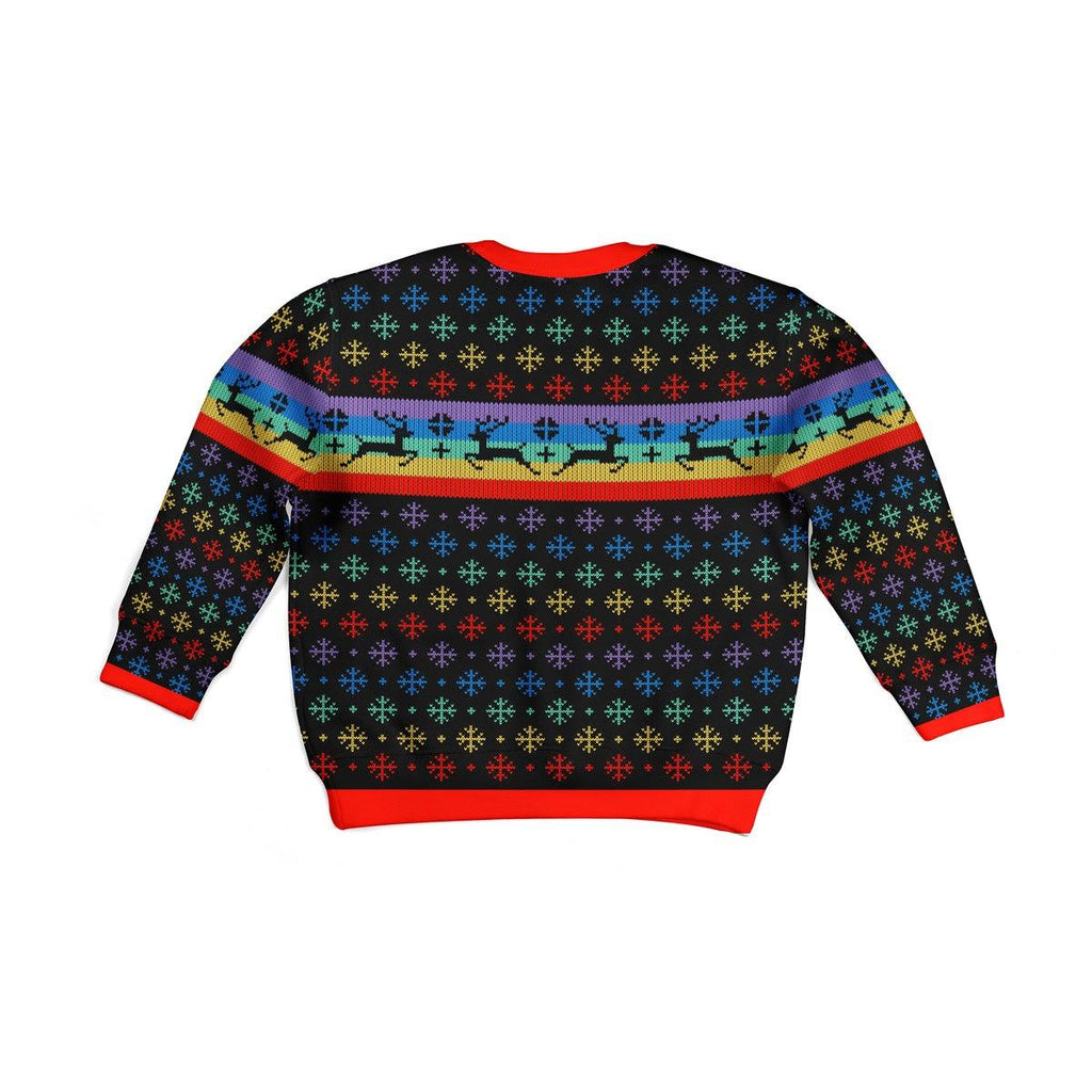 LGBT Kid Christmas Sweater - DucG