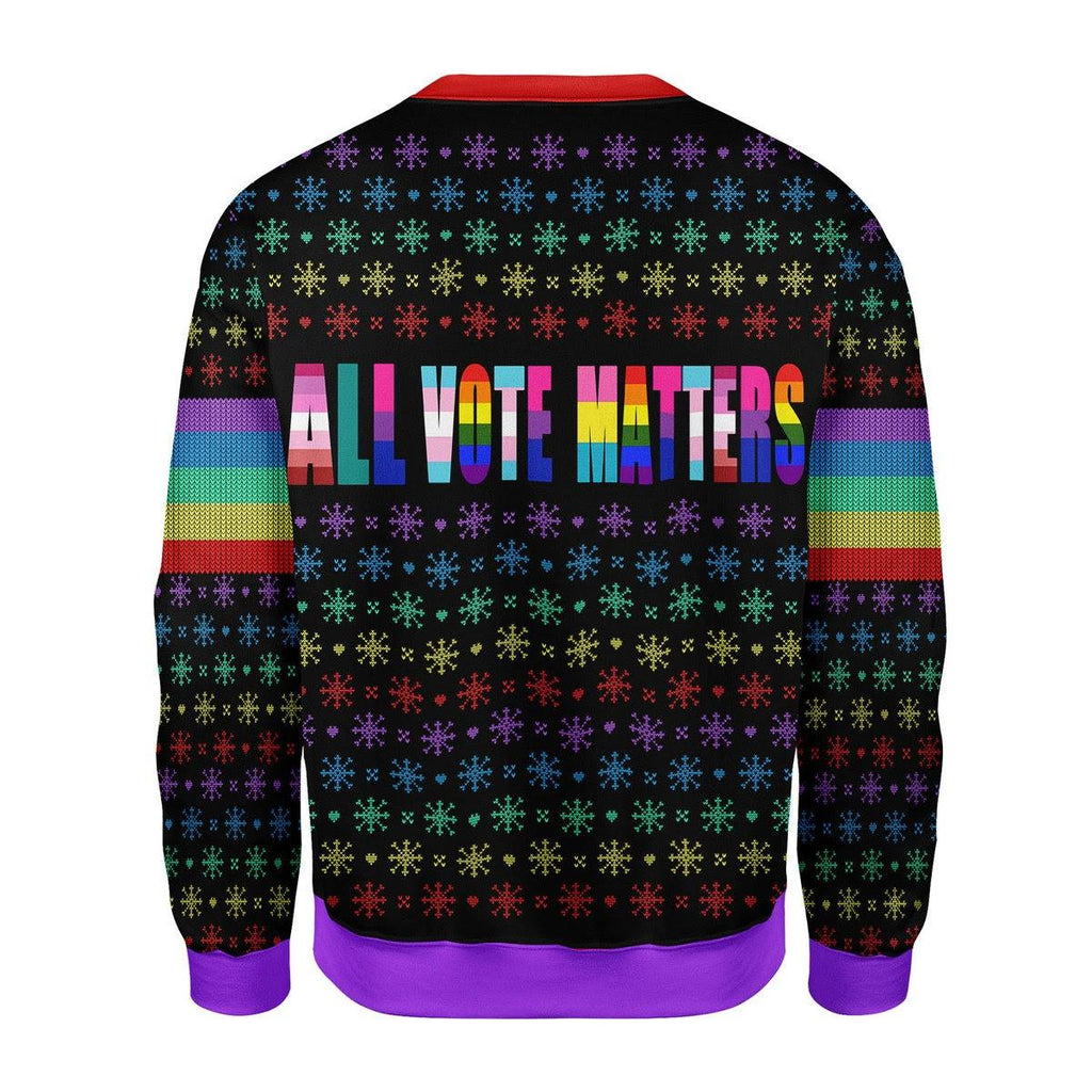 All Vote Matters Christmas Sweater - DucG