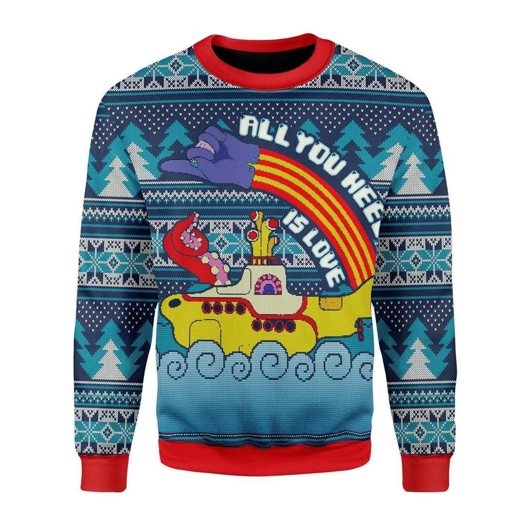 All You Need Is Love Christmas Sweater - DucG