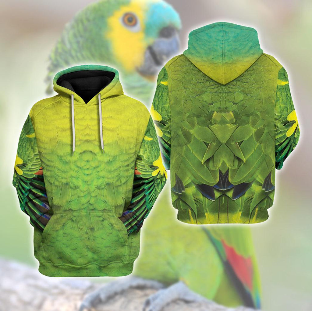 Amazon Parrot Animal Cosplay T-shirt Hoodie Sweatpants Apparel - DucG