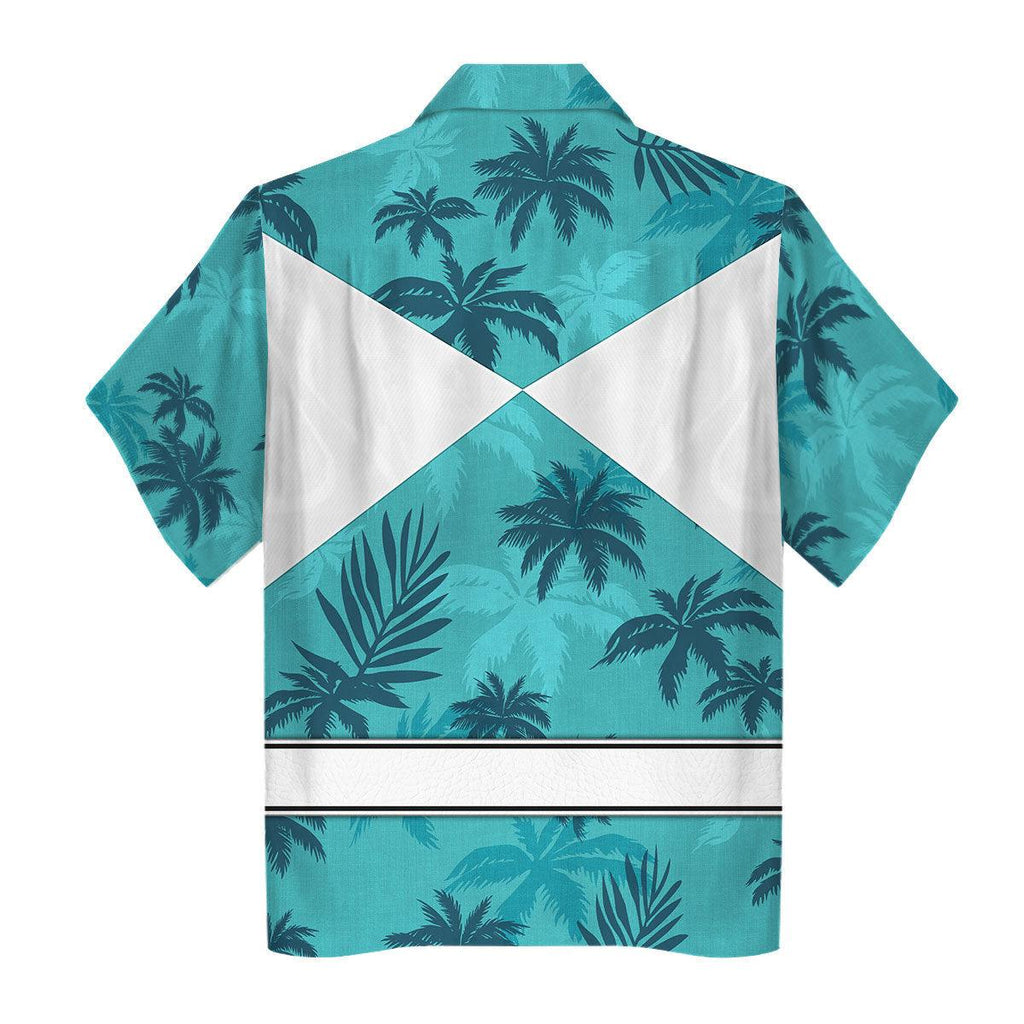 Belt Black Ranger x Tommy Vercetti Hawaiian Shirt Beach Shorts - Gearhomie.com