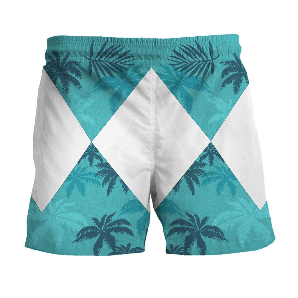 Belt Black Ranger x Tommy Vercetti Hawaiian Shirt Beach Shorts - Gearhomie.com