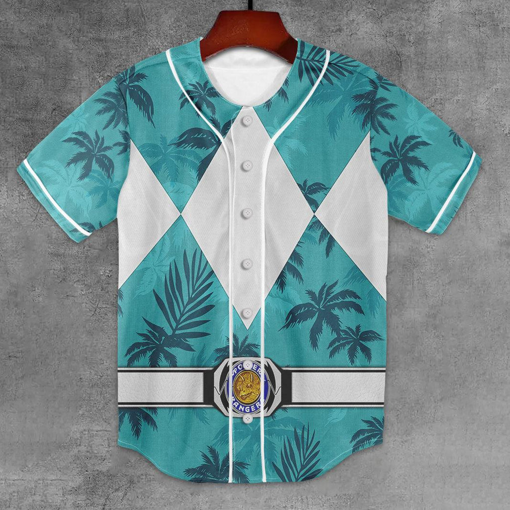 Belt Blue Ranger x Tommy Vercetti MLB Jersey Shirt Beach Shorts - Gearhomie.com