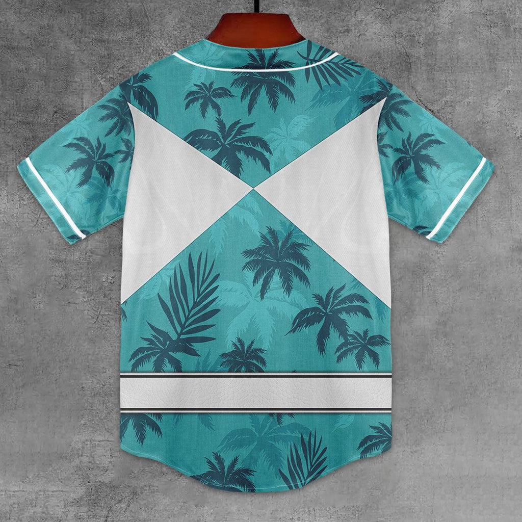 Belt Blue Ranger x Tommy Vercetti MLB Jersey Shirt Beach Shorts - Gearhomie.com