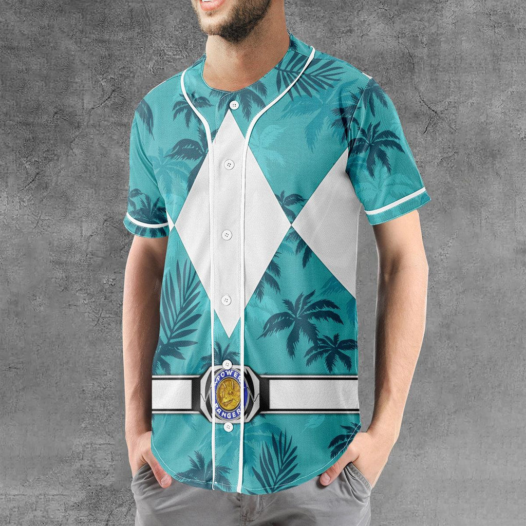 Belt Blue Ranger x Tommy Vercetti MLB Jersey Shirt Beach Shorts - Gearhomie.com