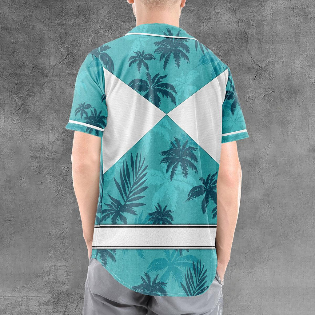 Belt Blue Ranger x Tommy Vercetti MLB Jersey Shirt Beach Shorts - Gearhomie.com