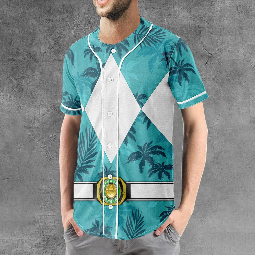 Belt Green Ranger x Tommy Vercetti MLB Jersey Shirt Beach Shorts - Gearhomie.com