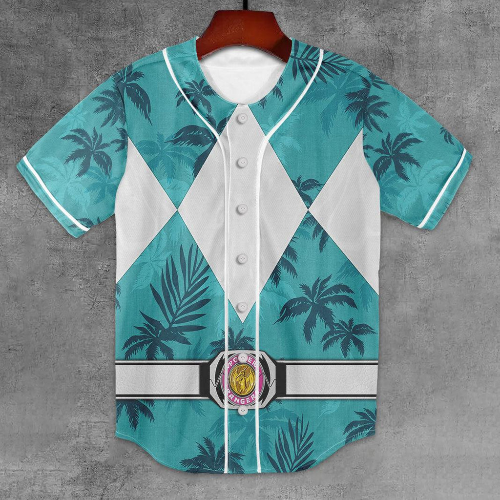 Belt Pink Ranger x Tommy Vercetti MLB Jersey Shirt Beach Shorts - Gearhomie.com