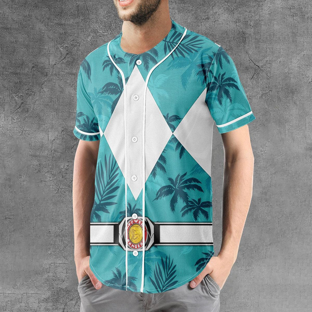 Belt Red Ranger x Tommy Vercetti MLB Jersey Shirt Beach Shorts - Gearhomie.com