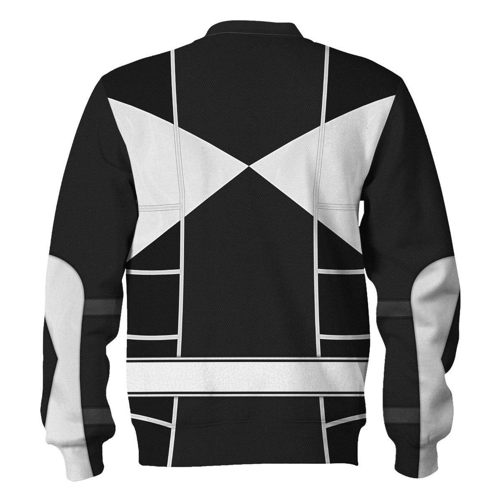 Black Ranger Mighty Morphin Cosplay Hoodies Sweatshirt T-shirt Hawaiian - Gearhomie.com