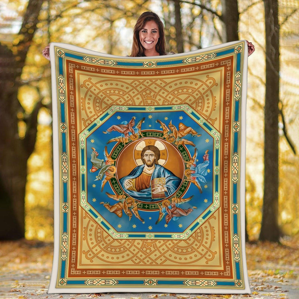 Blanket Jesus Christ Eastern Orthodox - DucG