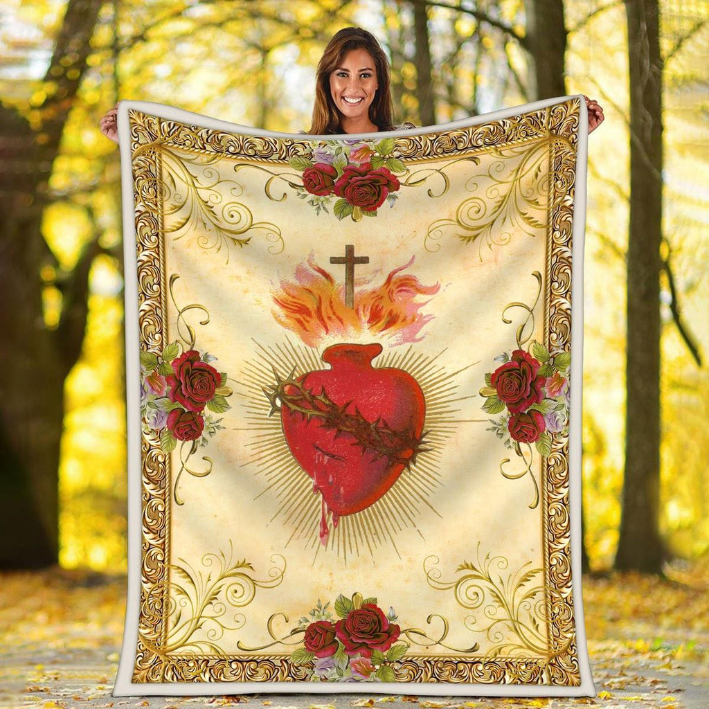 Blanket Jesus Heart - DucG