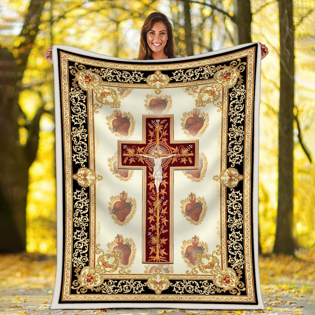 Blanket Sacred Heart Of Jesus - DucG
