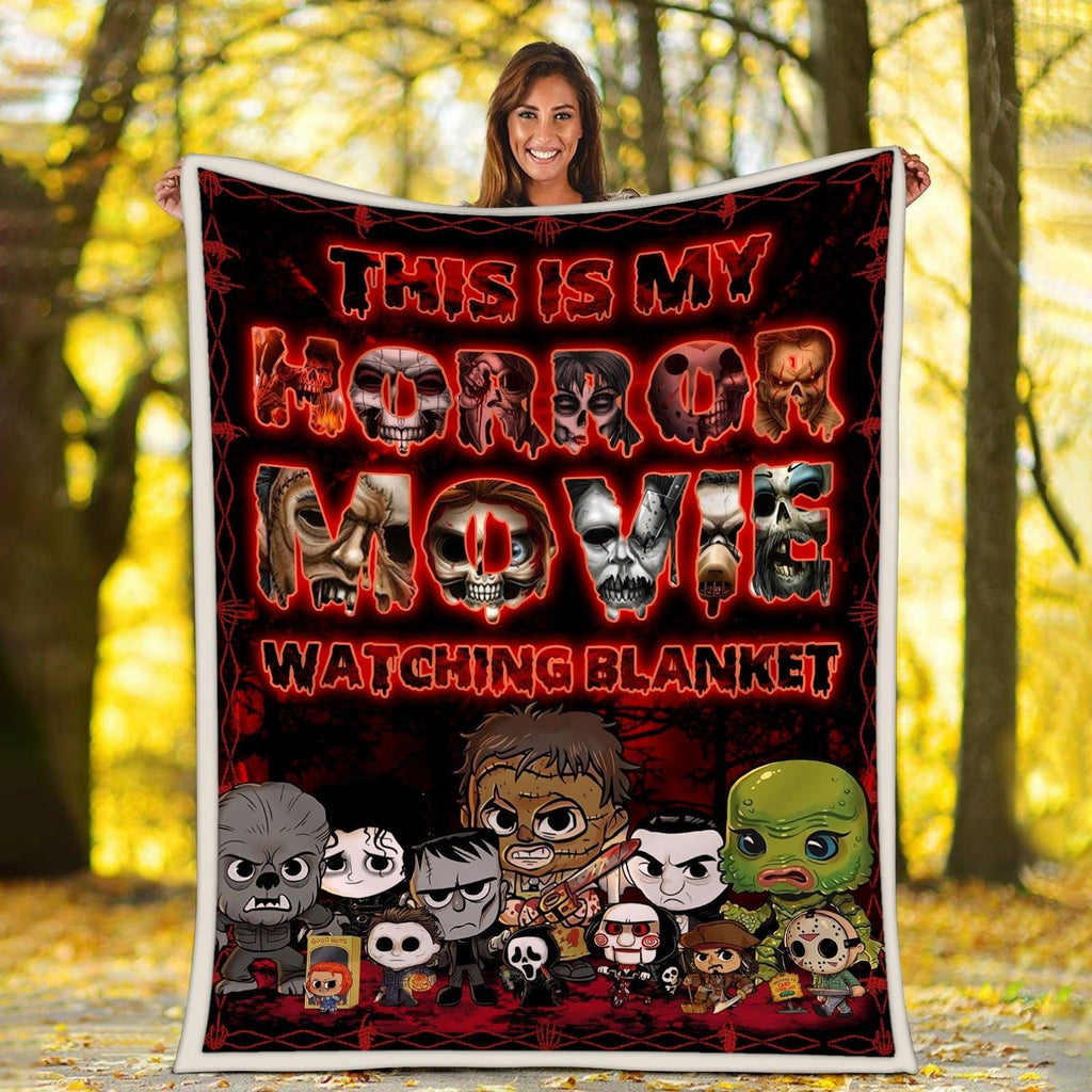 Blanket This Is My Horror Movie Watching - DucG