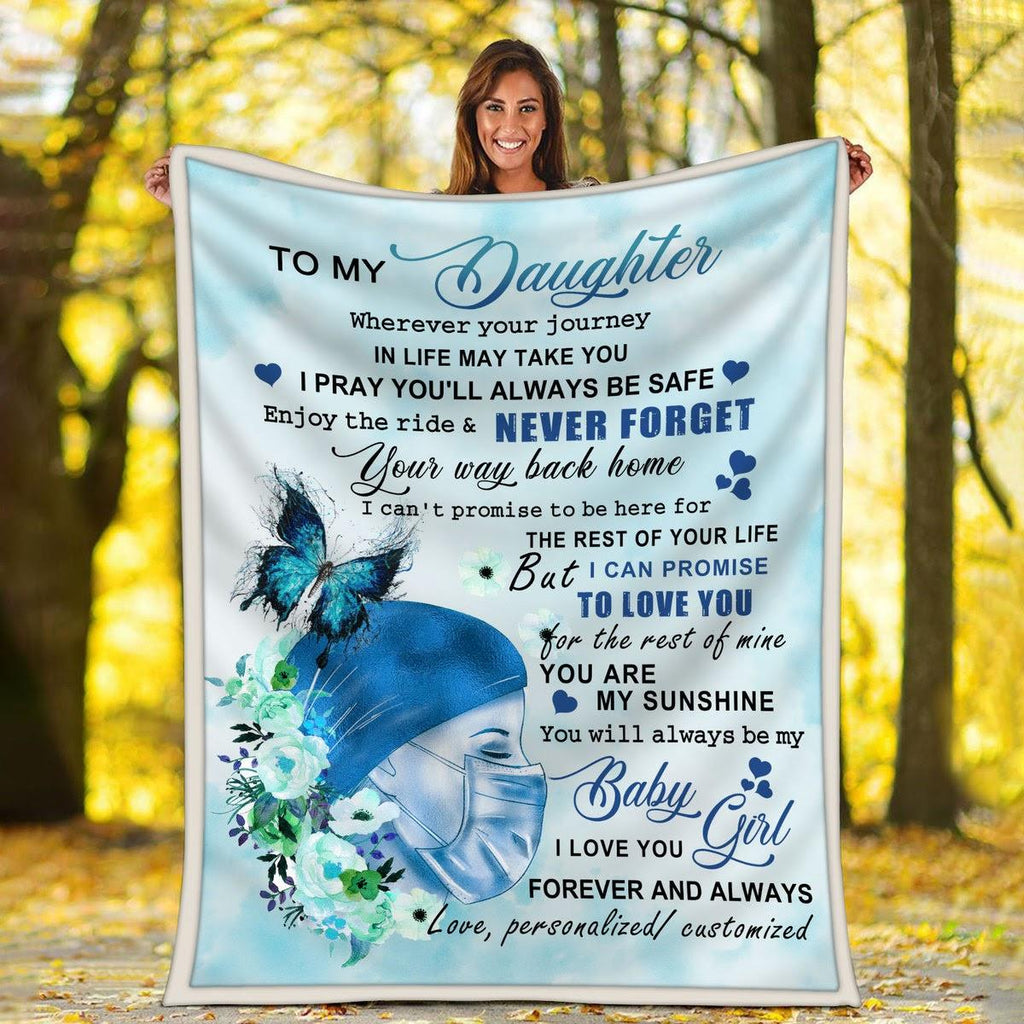 Blanket To My Daughter Nurse - DucG